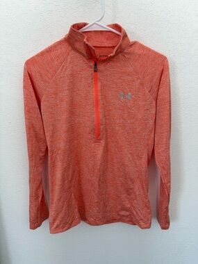 Under Armour Orange Quarter Zip Pullover
